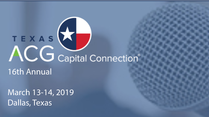 2019 TACC 2019 TX ACG Capital Connection TACC