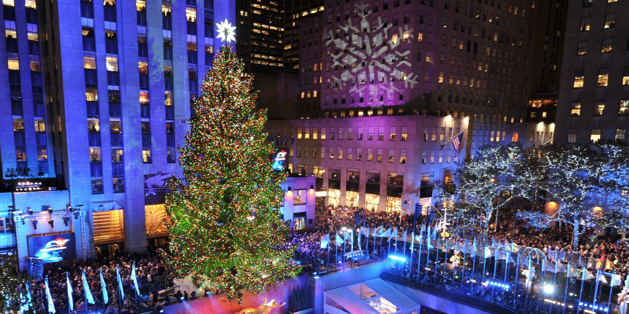 Rockefeller Center Natale.November 29th Visit The Recently Lit 86th Rockefeller Center Tree Acg New York