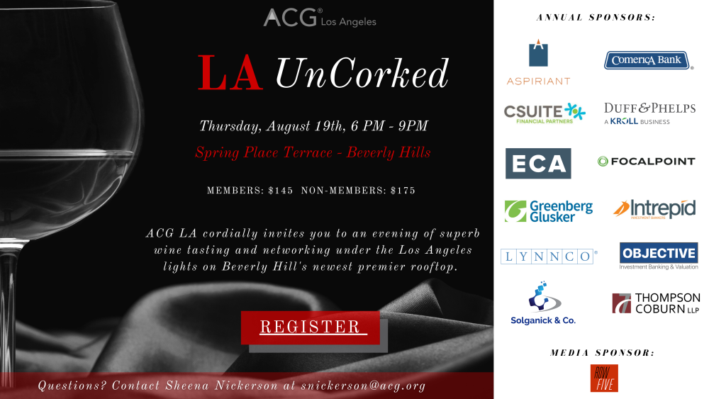 ACG LA LA UnCorked Flyer