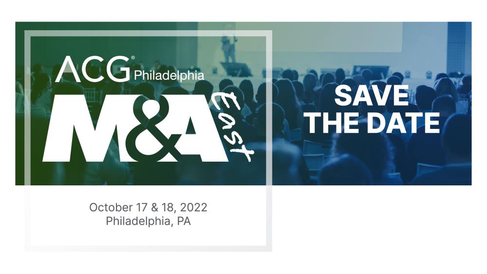M&A East Save the Date