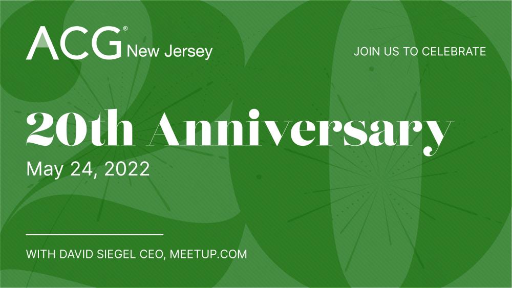 ACG NJ 20th Anniversary Celebration