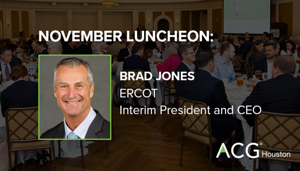 ACG Houston November Monthly Luncheon ACG Houston