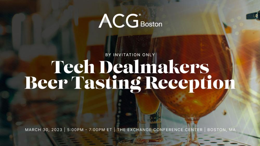 Tech Dealmakers Beer Tasting