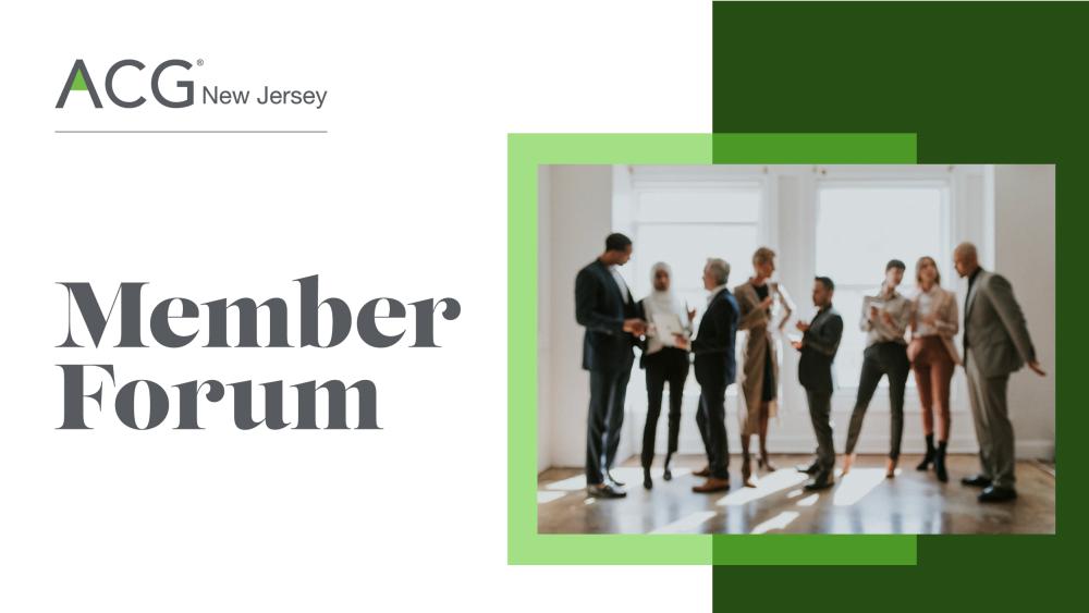ACG NJ Member Forum