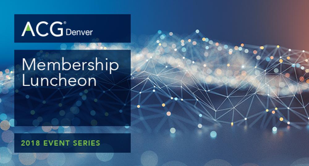 April 2018 Membership Luncheon April 2018 Membership Luncheon