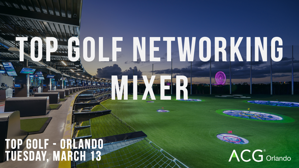Top Golf Networking Mixer