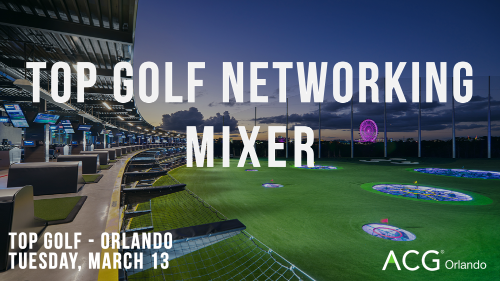 Top Golf Networking Mixer